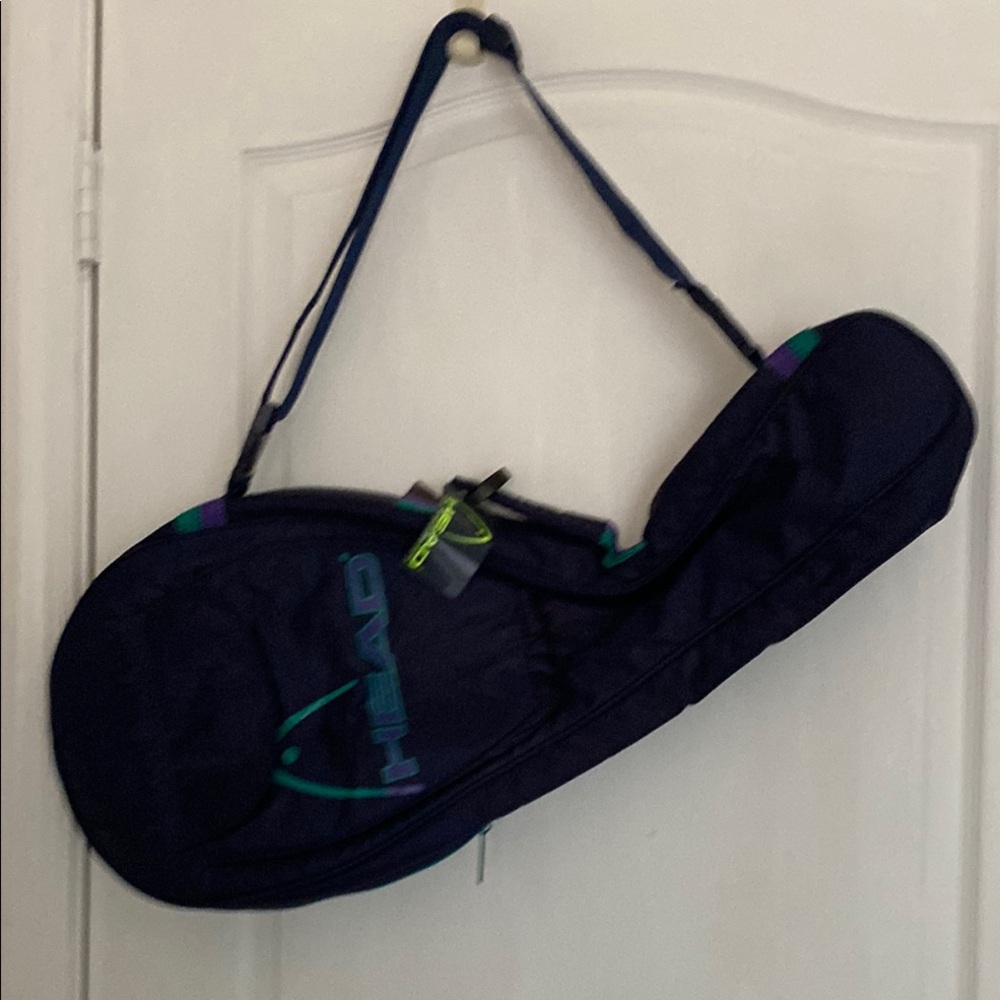 HEAD Racket Bag in Dark Blue with Teal Accents
